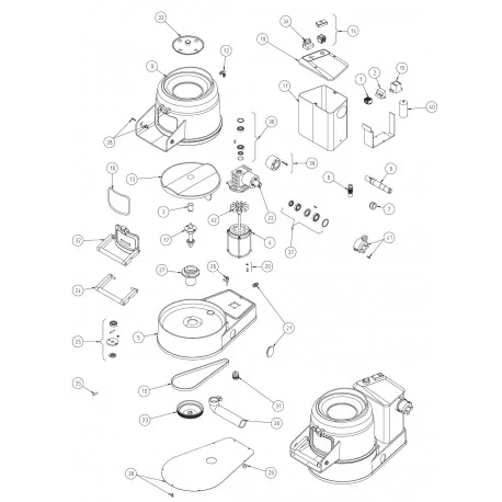Sammic PP / PPC / LM-6 potato peeler motor...