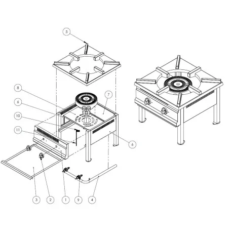 Brûleur Turhan Ø268mm TC.KOG100
