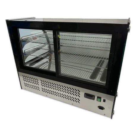 Vitrina refrigerada sobremostrador 2 estantes