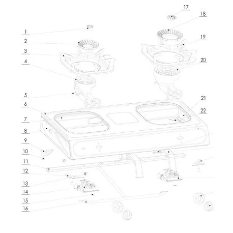 Inyector Cocina SRB GLP M8x1 Taladro 0,70mm...