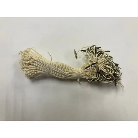 Metallic navetes with thread 100 mm (1000 ud)