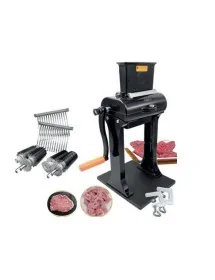 Manual meat tenderizer and...