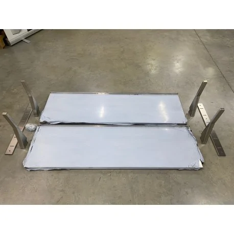 Stainless steel wall shelf. 1200x355mm OUTLET