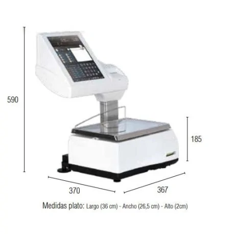 Balanza Saturno K-SCALE 12" 20RLI