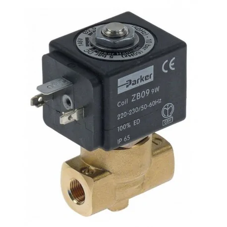 Solenoid valve 2-ways 230 VAC connection 1/8" 27652 370206 Parker