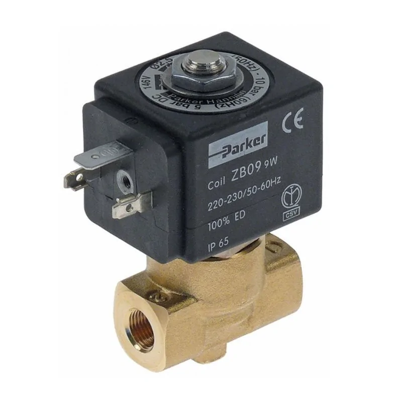 Solenoid valve 2-ways 230 VAC connection 1/8