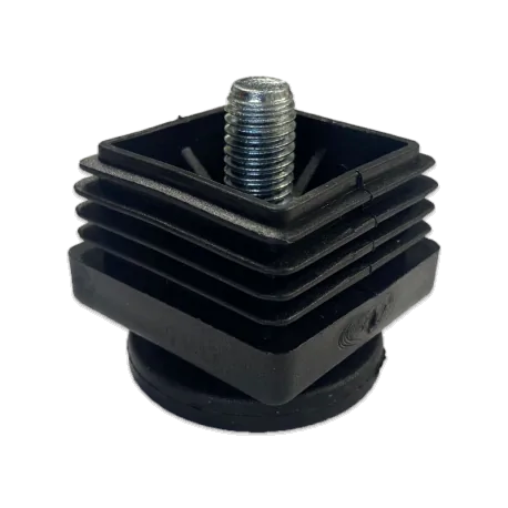 Pata regulable para tubo 40x40mm en poliamida...