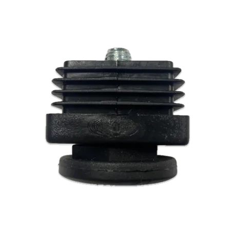 Adjustable foot for tube 40x40mm black...