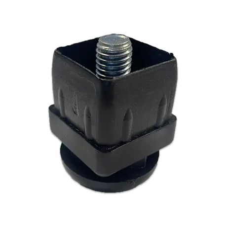 Adjustable foot for tube 30x30mm black...