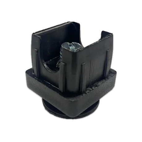 Adjustable foot for tube 30x30mm black...