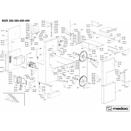 Medoc BGR-360 CF 4CV III 230-400V 50HZ IP55 D2...