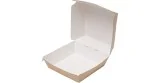Grand contenant à hamburger en carton kraft (50 unités)