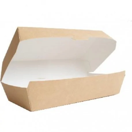 Envase de baguette cartón kraft (50 ud)