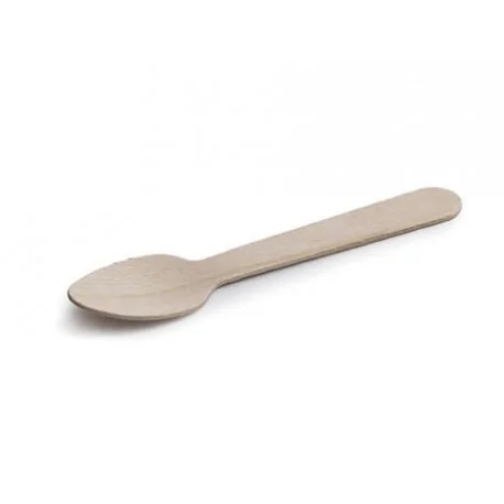 Wooden teaspoon (Pack of 100 units)
