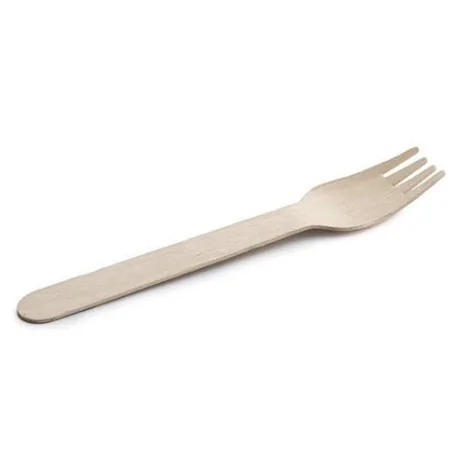 Wooden fork (Pack of 100 units)