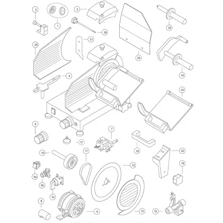 Lame circulaire trancheuse Sammic GC-250 6052536