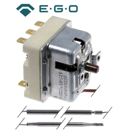 Safety thermostat 230°C 3-pole 2x20/1x0,5A probe ø 4mm probe length 120mm Baron, EGO 375445 018983
