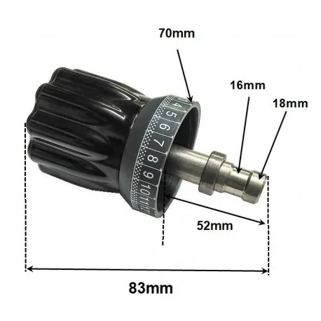 Mando regulador Cortadora Braher MAT 16010