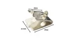Iceinox Stainless Steel CTS Tray Grid Clip IR0019-44