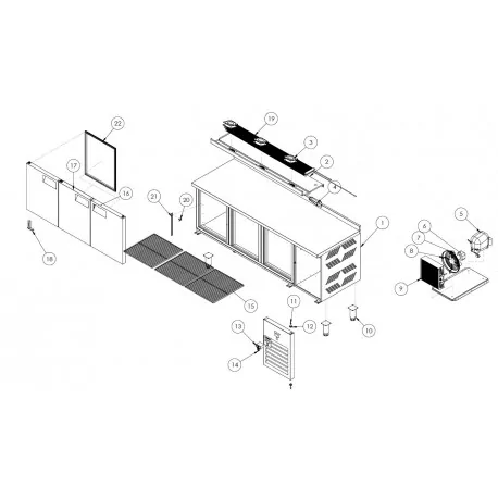 Joint de Réfrigérateur CTS IR0021-44 Insertion...