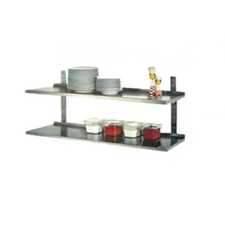 Inox wall shelf