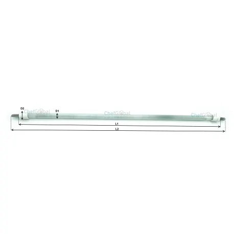 Resistencia Cuarzo Tostador Eutron TD-3003 220v 340W L.392mm D.10mm