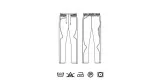 UNISEX 4026 kitchen trousers