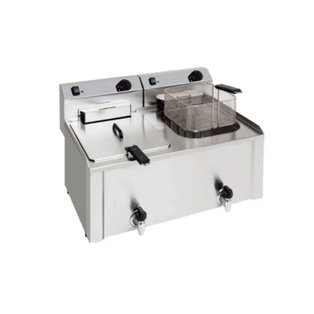 10L+10L simple electric fryer with 4.5Kw+4.5Kw