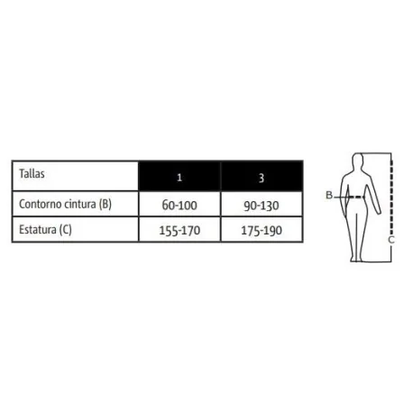 Delantal peto sarga 6419