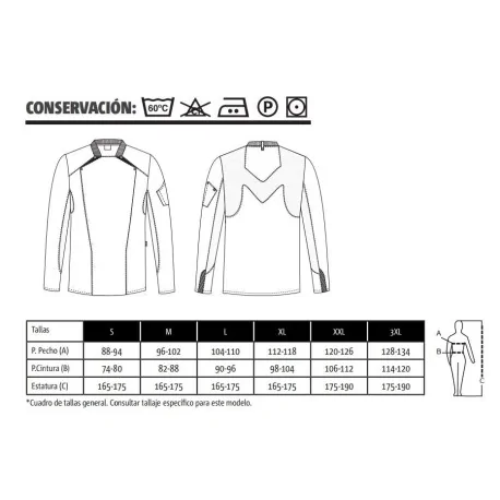 Men's regular fit kitchen jacket 4121