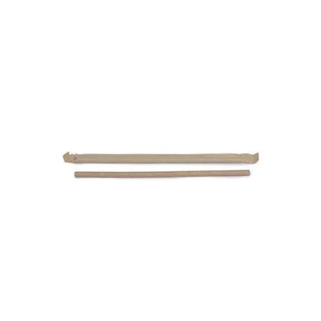 Straight paper rods wrapped in kraft paper (Pack of 100 units)