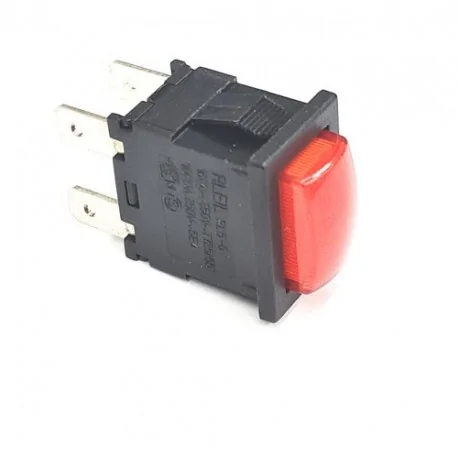 Interrupteur rouge 13x19mm 230V Bipolaire 1 pc 85487-002 A2100043 347292-1