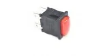 Interruptor Rojo 13x19mm 230V Bipolar 1 pz 85487-002 A2100043 347292-1