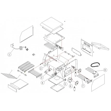 Conmutador de Levas 4 posiciones  Tostador...