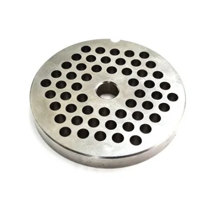 Meat Grinder Plate 22 Hole 6mm 1 notch Stainless Enterprise