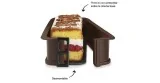 Molde cake desmontable rectangular