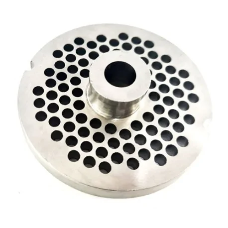Grinder Plate 12 4mm Drill with pivot 2 Notches Stainless Enterprise