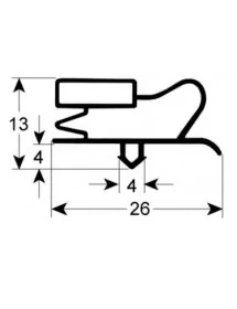 refrigerator gasket profile...