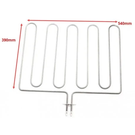 Resistencia Horno 2500W Brida 70x23mm Empalme...