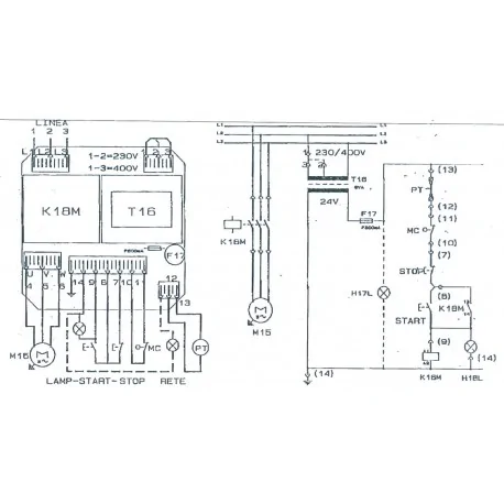 Electronic board mincer TCG12-22E FAMA SIRMAN...