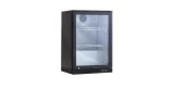 Expositor negro refrigerado sobremostrador Puerta Cristal