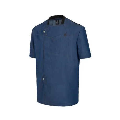 Chef jacket short sleeve Denim MEN 04128