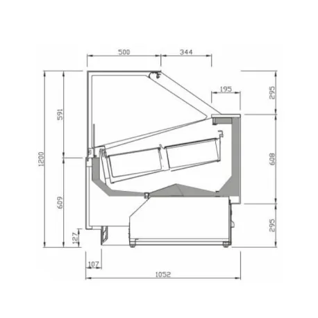 Vitrina de helados INFRICO Coral