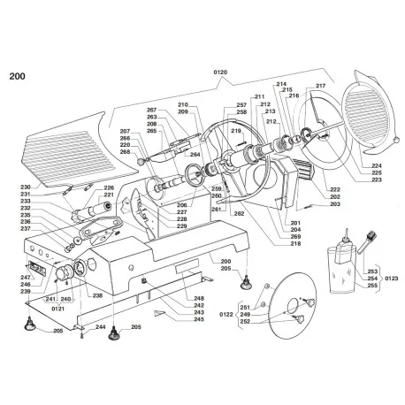 Sharpening Shaft Boston Slicer FIA L85mm Ø8mm...