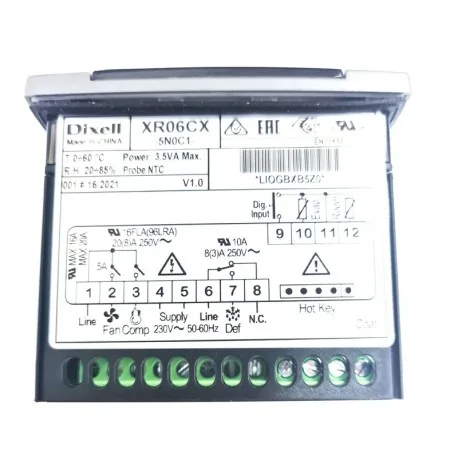 Controlador electrónico DIXELL XR06CX-5N0C1...