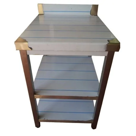 Table de mur en acier inoxydable 700x600 mm