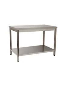 Table de travail avec étagère centrale