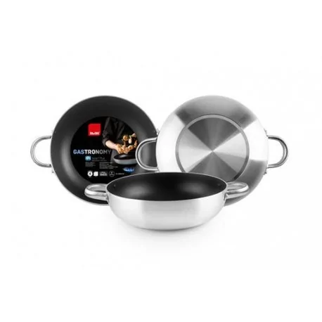 Deep frying pan with handles GASTRONOMY