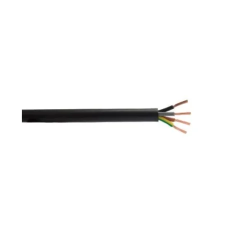 Black power cable RV-K 4G 1.5mm² x 1 meter