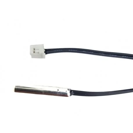 NTC temperature sensor cable length 3500mm white connector probe 5x25mm